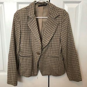 QED London Houndstooth Blazer